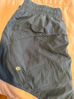 lululemon athletica Black Athletic Shorts with Logo